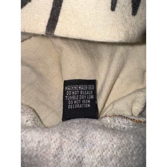 Vintage Another Hype Piece Graphic Design Hooded Sweatshirt Size Medium - Picture 11 of 11